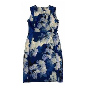 Beautiful, like new Calvin Klein Floral Sheath Dress.